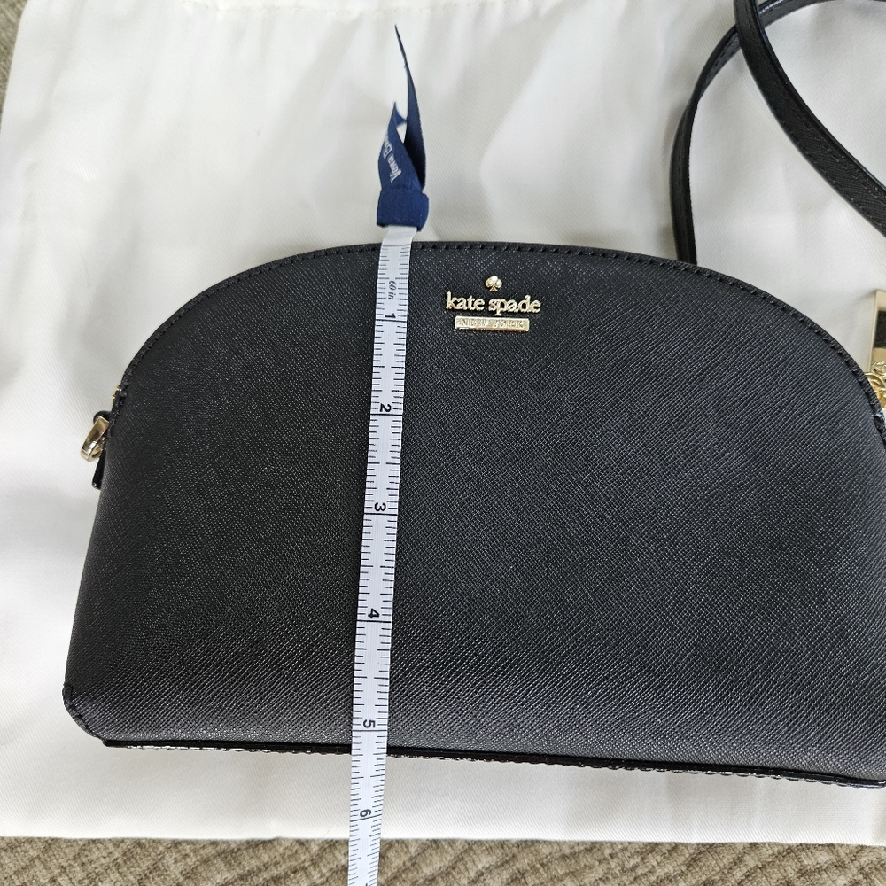 kate spade Black Crossbody Bag with Gold Chain Accents - Picture 7 of 11